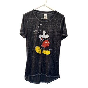 Disney Mickey Mouse Soft Graphic T Shirt Womens M Comfy Casual Summer Vacation